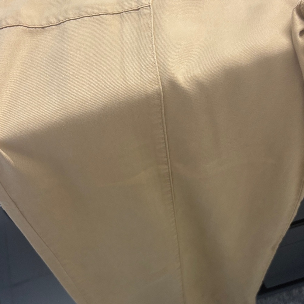 Joie Lyocell Tan Drawstring Pants Retro Bohemian Hippy Style NWT L - Picture 8 of 10